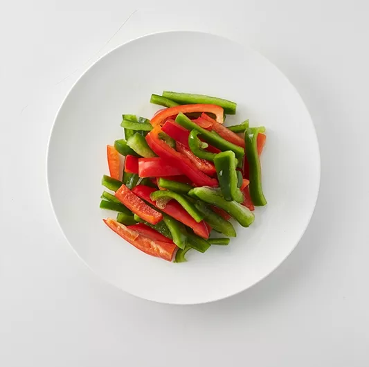 青红彩椒条